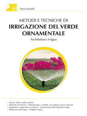 cover image of Metodi e tecniche di irrigazione del verde ornamentale